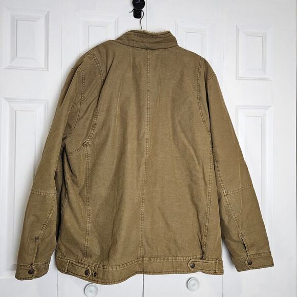 Levi's Men's XXL Canvas Zip-Up Quilt Lined Trucker Jacket Five-Pocket Vintage - Picture 2 of 10